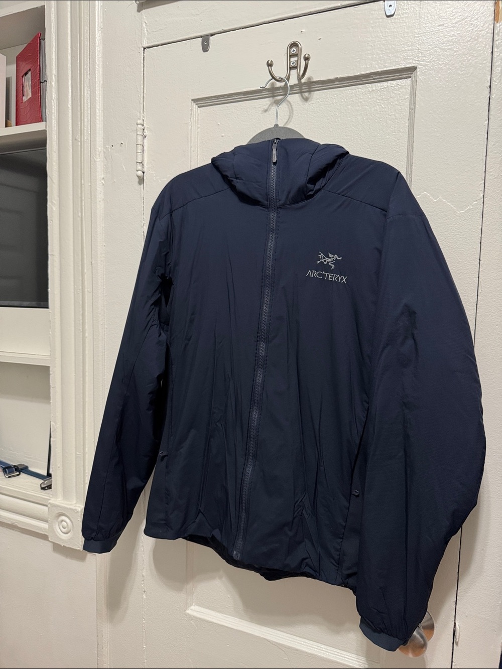 Arc'teryx Navy Hooded Lightweight Shell Jacket